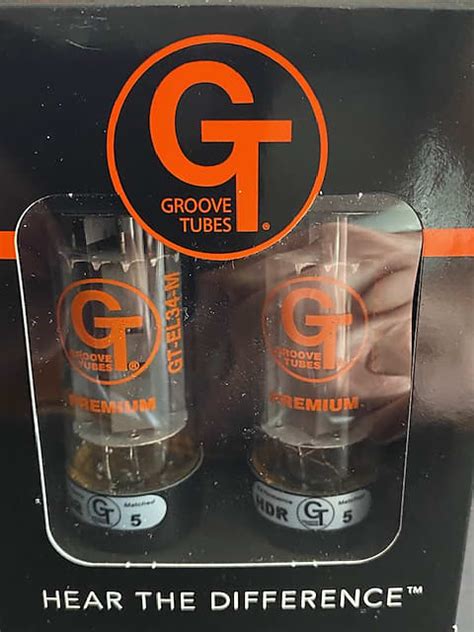 Groove Tube Premium EL34 M Matched Quad Quartet HDR 5 Reverb