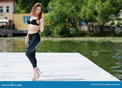 Portrait Of Gorgeous Brunette Woman Stock Photo Image Of Elegant Model