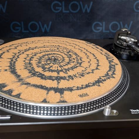 12 Cork Turntable Slipmat Glowtronics Eternal Time Etsy