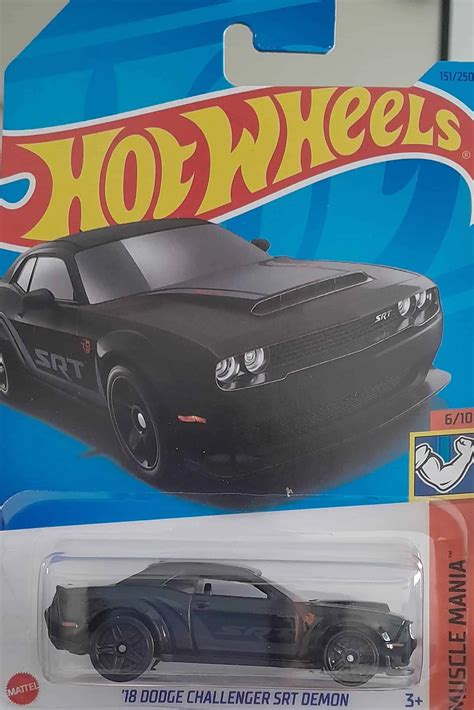 Hot Wheels Muscle Mania Dodge Challenger SRT Demon Universo Hot Wheels