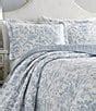 Laura Ashley Amberley Floral Toile Quilt Mini Set Dillard S