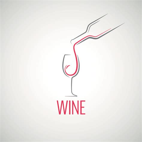 Elegant Wine Logo Design Graphic Vector 02 Free Download