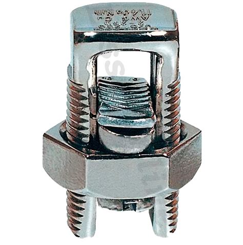 Conector Parafuso Fendido Cabos Fios 10mm Split Bolt Cobre R 12 60