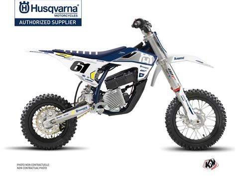 Kit Déco Moto Cross D SKT Husqvarna EE 5 Bleu Kutvek