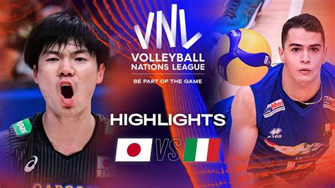 JPN Vs ITA Highlights Week 3 Men S VNL 2023