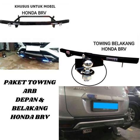 Jual PAKET TANDUK TOWING BESI PELINDUNG BUMPER BEMPER DEPAN BELAKANG