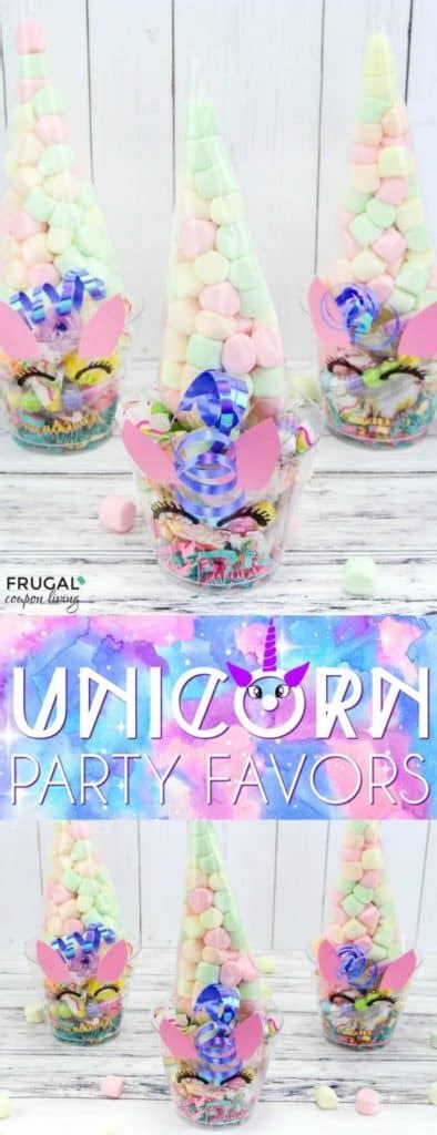 Unicorn Party Favors and Unicorn Birthday Party Ideas