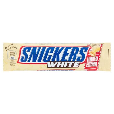 SNICKERS® Limited Edition White Chocolate Bar – 49g – AmarJhuri