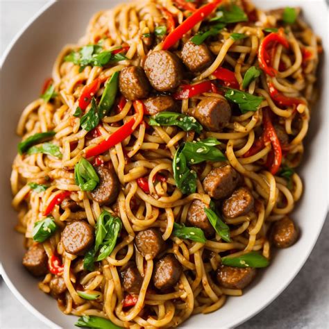 Sausage And Noodle Stir Fry Recipe