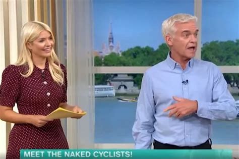 This Morning Forced To Edit Naked Cyclists Clip After Spotting Blunder Seconds Before Show