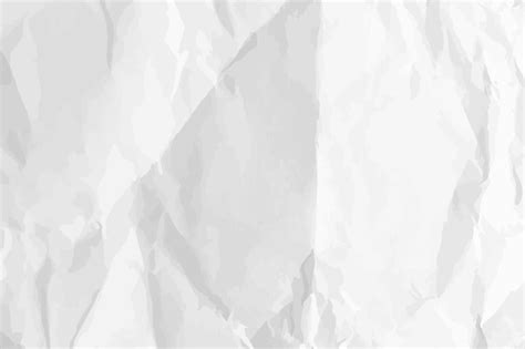 Premium Vector | White slean crumpled paper background horizontal ...