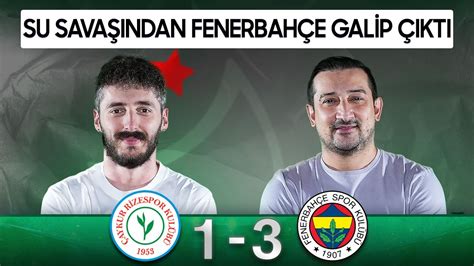 Ma Sonu Canli Yayin Aykur Rizespor Fenerbah E Serhat Ak N