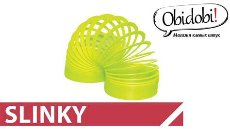 Обзор игрушки Пружинка Слинки (Slinky) от OBIDOBI.RU - YouTube
