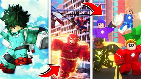 Top New Roblox Super Hero Games Youtube