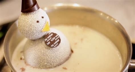 Carl The Snowman Melts Into Hot Chocolate W Marshmallows The Green Head