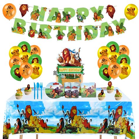 Buy Birthday Party Decorations Lion King Balloons Birthday Lion King ...