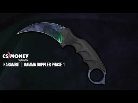 CS GO Karambit Gamma Doppler Phase 1 YouTube