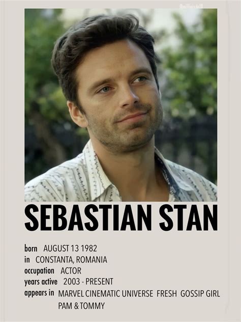 Sebastian Stan by millie | Movie poster wall, Marvel posters, Man thing ...