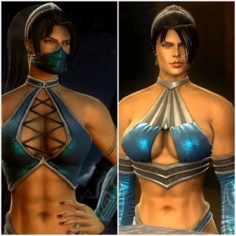 Kitana Mortal Kombat 9 Unmasked