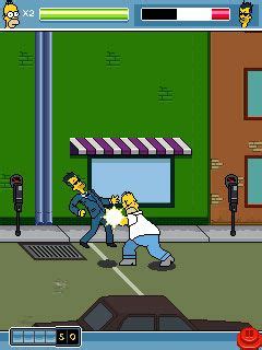 Screenshot Of The Simpsons Arcade J2ME 2009 MobyGames