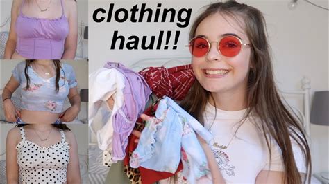 Huge Try On Clothing Haul Youtube