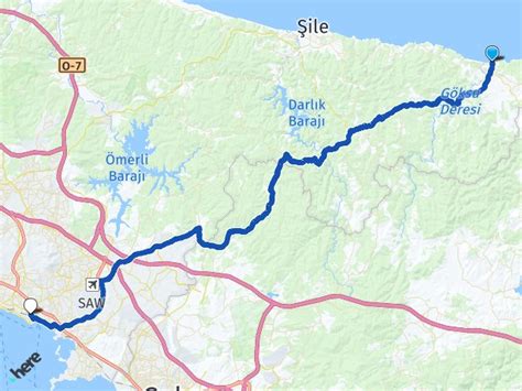 Şile Ağva Pendik Tren İstasyonu Arası Kaç Km Yol Tarifi