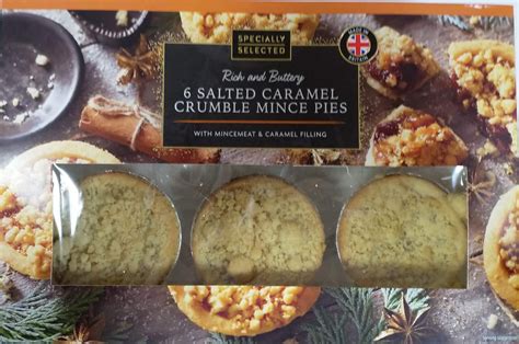 Review: Aldi Specially Selected Salted Caramel Crumble Mince Pies ...