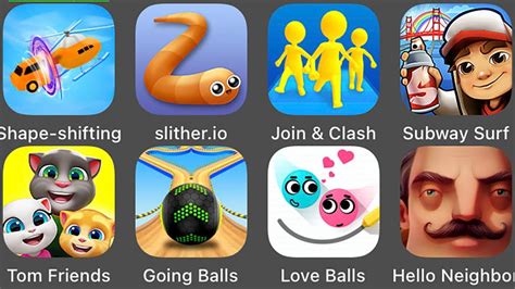 Shape Shifting Slither Io Subway Surfers My Talking Tom Friends Get The