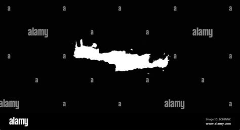 Vectors Map Crete Black And White Stock Photos Images Alamy