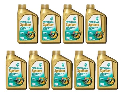 Kit 9 Óleo 5w30 Api Sp Sintético Syntium 3000 Xs Petronas Frete grátis