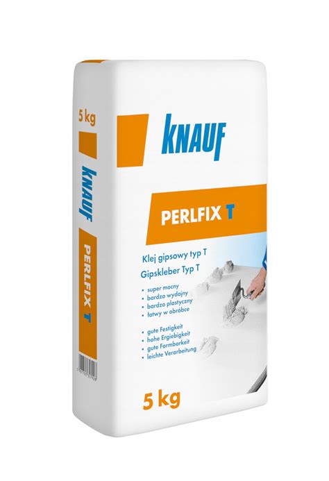 Klej gipsowy do płyt gk montażowy Perlfix T KNAUF 5 kg 4352435 Cena