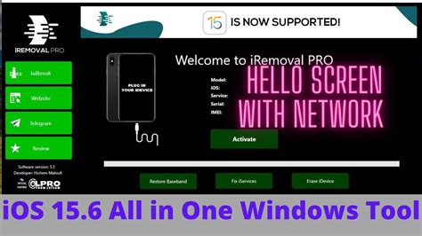 Ios 15 6 Bypass With Signal Hello Screen Windows Tool Jailbreak