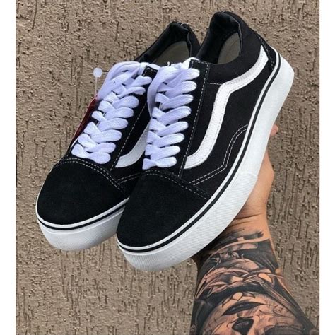 T Nis Esportivo Vans Old Skool Masculino Feminino Promo O Rel Mpago