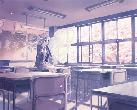 Anime Classroom Wallpapers - Top Free Anime Classroom Backgrounds - WallpaperAccess