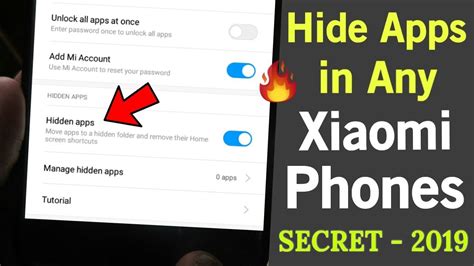 How To Hide Apps In Redmi A And All Xiaomi Phones Redmi A Hidden