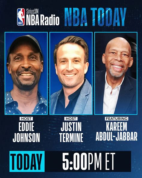 NBA On Twitter Tune In To NBA Today At 5pm Et To Hear Kareem Abdul