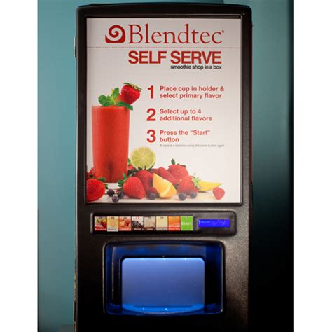 Торговый автомат для продажи смузи | Блендеры Blendtec в России.