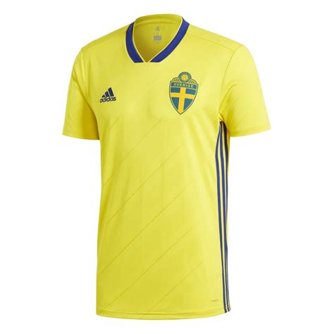 Adidas Sweden Mens Home Jersey 2018 In Yellow Excell Sports Uk