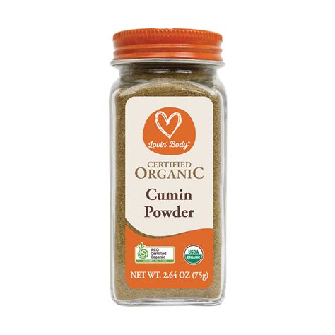 Certified Organic Cumin Powder Premium Gourmet Food