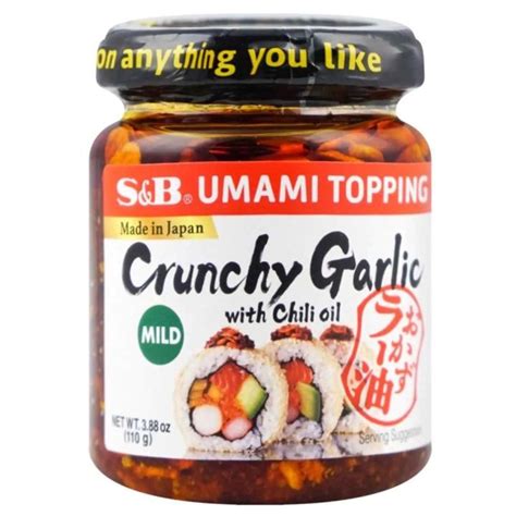 ☬sb Umami Topping Crunchy Garlic With Chili Oil 110g Lazada Ph