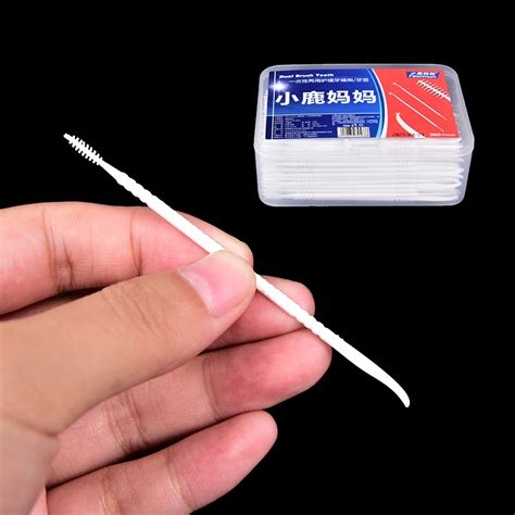 Pcs Toothpicks Interdental Tooth Thread Brush Dental Floss Teeth