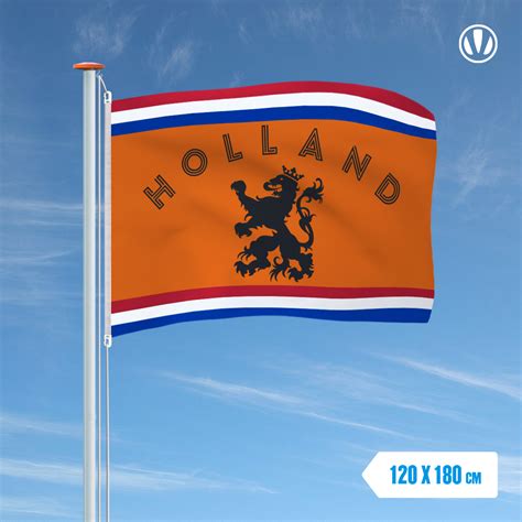 Holland Vlag Oranje 120x180cm Alleen Bij De Vlaggenclub