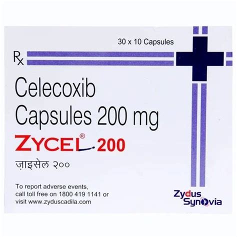 Celecoxib 200 Mg Tablets At Rs 27875stripe Celecoxib Capsules In