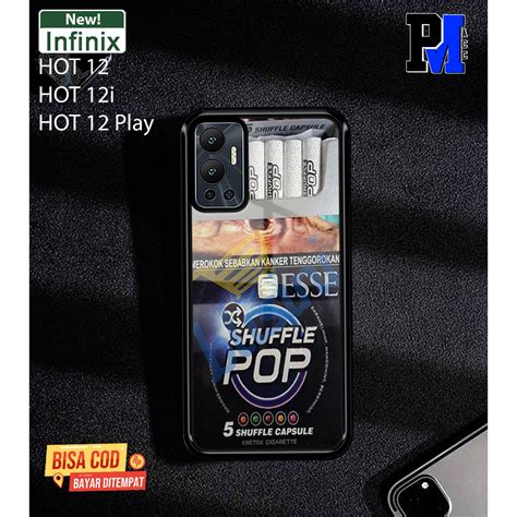 Jual Permataacc Case GLOSSY 2D ROKOK INFINIX HOT 12i 12 12 Play 11s NFC Smart 4 Hot 10 Play Hot