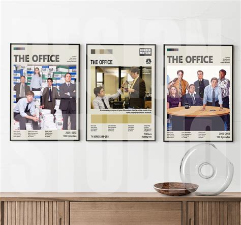 The Office US TV Show Vintage Poster Minimalist Movie - Etsy