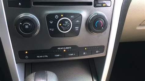 Ford Explorer Rear Ac Control