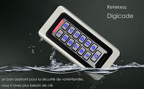 Retekess T Ac Digicode Clavier Code Ip Contr Le Dacc S