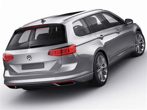 Passat 2020 Variant 3D Model TurboSquid 1409512