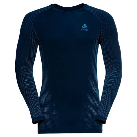 Odlo Base Layer Top Crew Neck L S Performance Warm Eco Sous V Tement