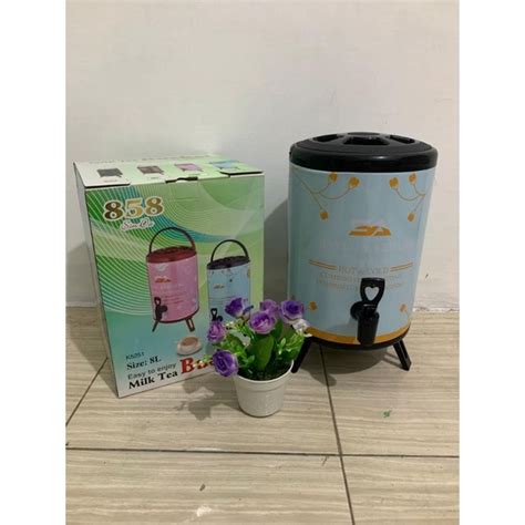 Jual Milk Tea Bucket Stainless Water Jug Drink Jar Termos